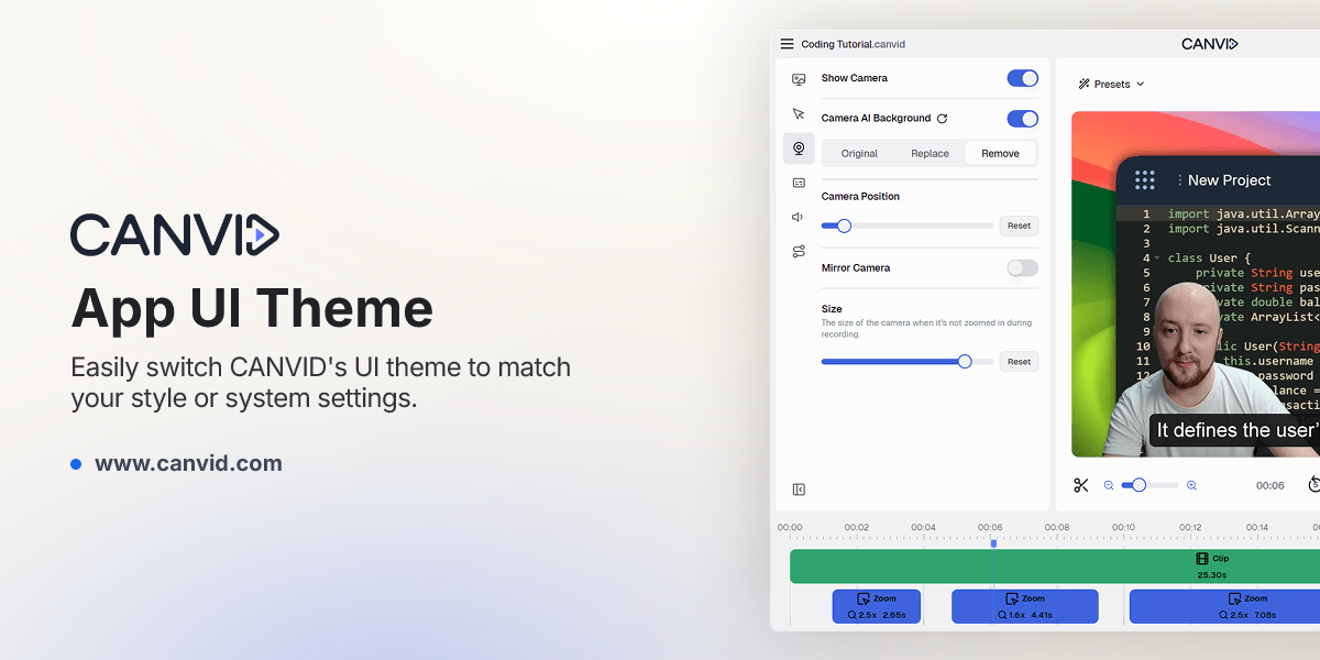 Change UI Theme | CANVID